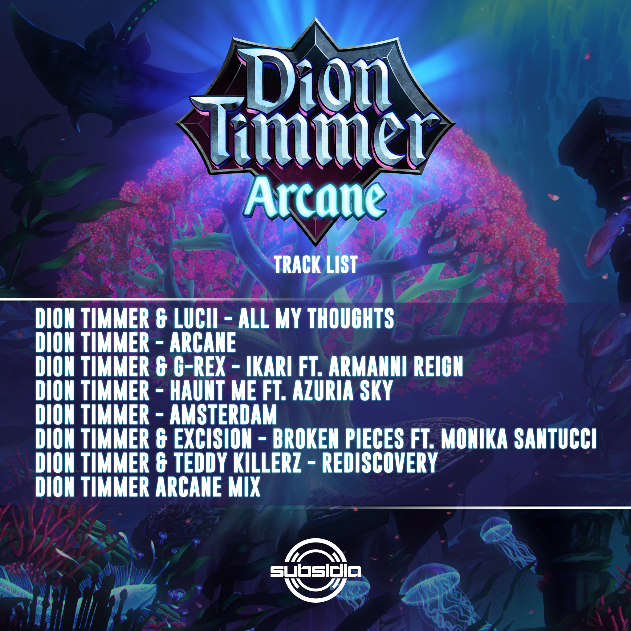 Dion Timmer Arcane Tracklist